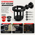 Gyroscopic Cup Holder — Anti-Spill Universal Mount
